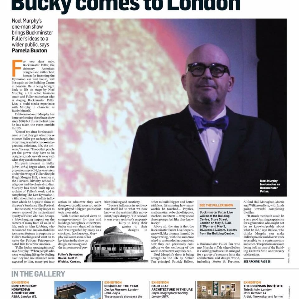 Buckminster Fuller portrait